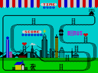 Kong Strikes Back back cover for ZX Spectrum